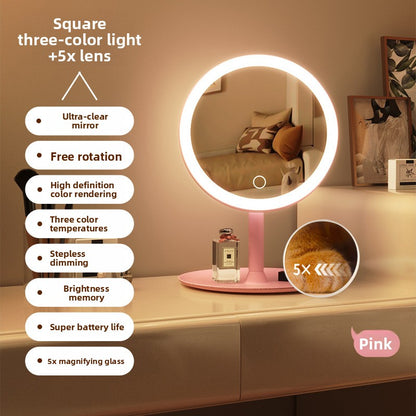 Smart LED Makeup Mirror with Adjustable Lighting