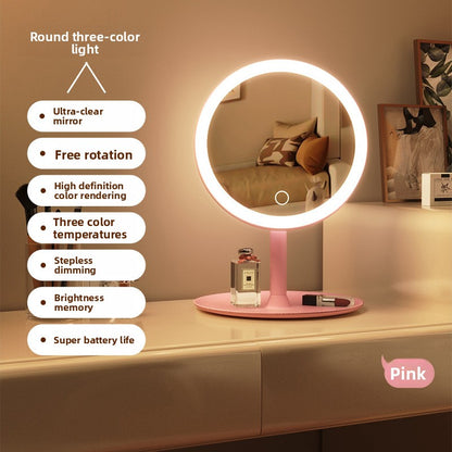 Smart LED Makeup Mirror with Adjustable Lighting