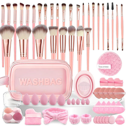 Professional Makeup Brush and Sponge Set