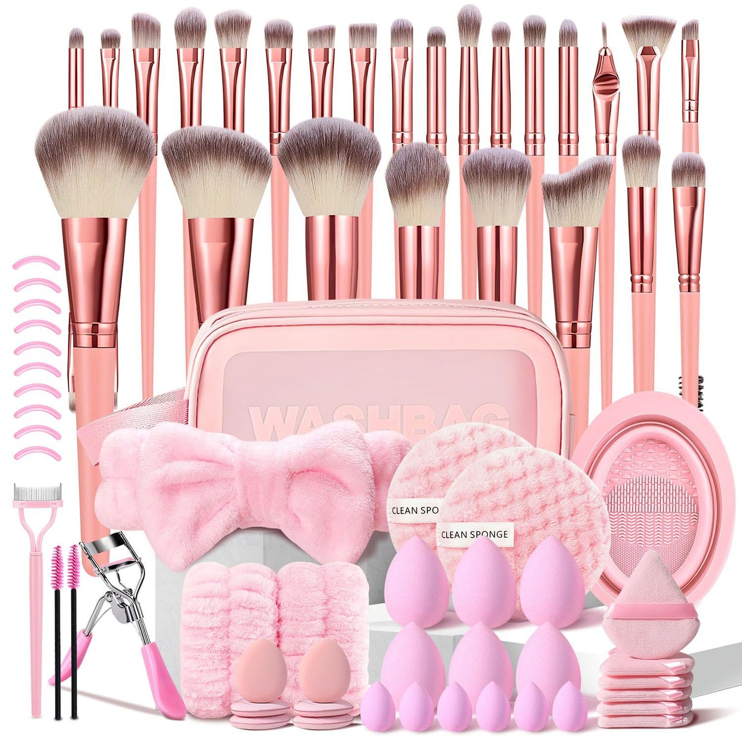 Professional Makeup Brush and Sponge Set