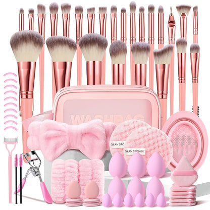 Professional Makeup Brush and Sponge Set