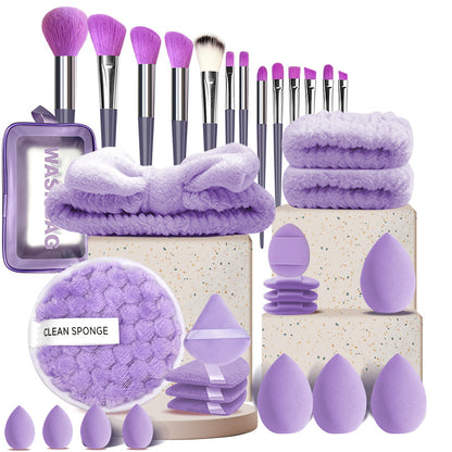 Professional Makeup Brush and Sponge Set