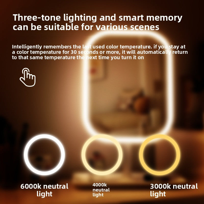 Smart LED Makeup Mirror with Adjustable Lighting