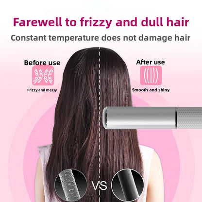Mini Wireless Rechargeable Hair Straightener and Curling Iron