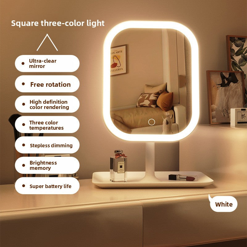 Smart LED Makeup Mirror with Adjustable Lighting