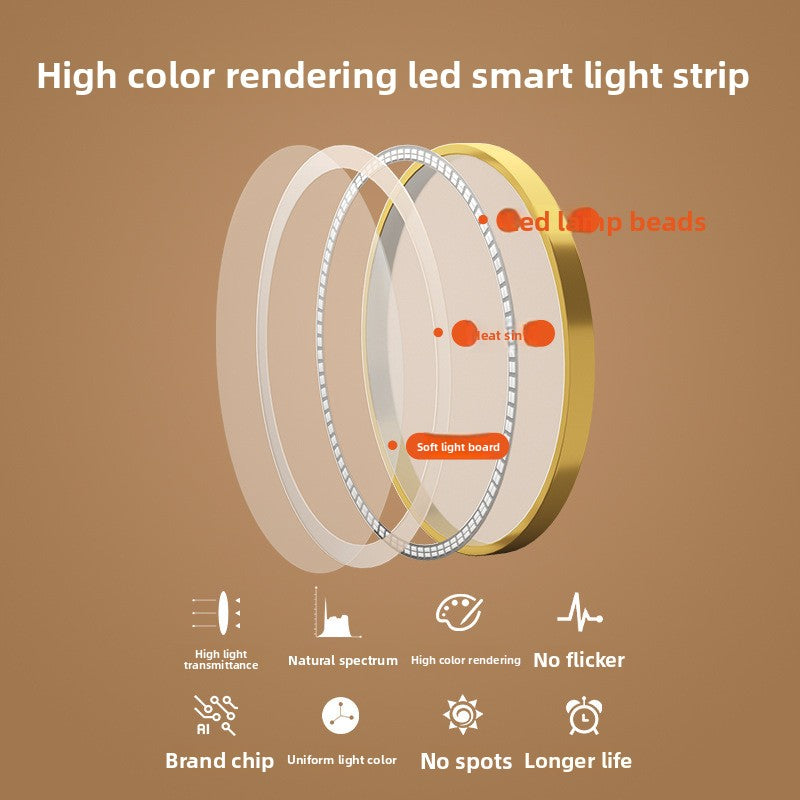 Smart LED Makeup Mirror with Adjustable Lighting