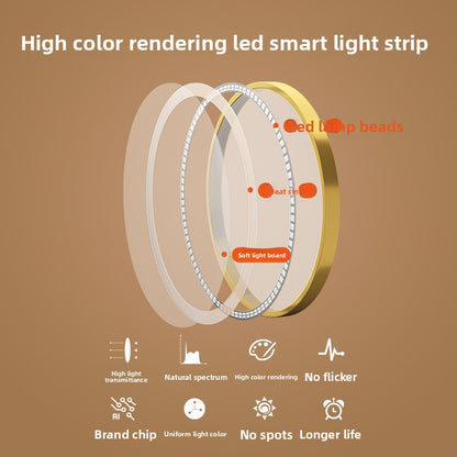 Smart LED Makeup Mirror with Adjustable Lighting