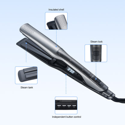 Steam Hair Straightener with Water Tank Great for Protecting Against Heat Damage