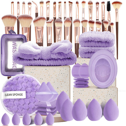 Professional Makeup Brush and Sponge Set