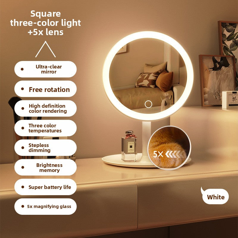 Smart LED Makeup Mirror with Adjustable Lighting