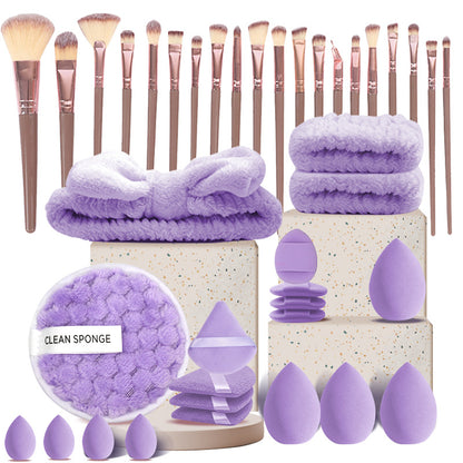 Professional Makeup Brush and Sponge Set